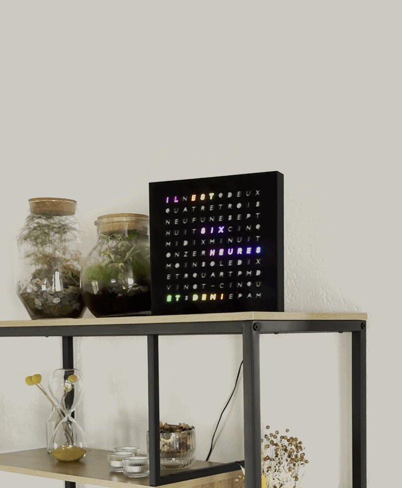 Démo QlockTwo DIY